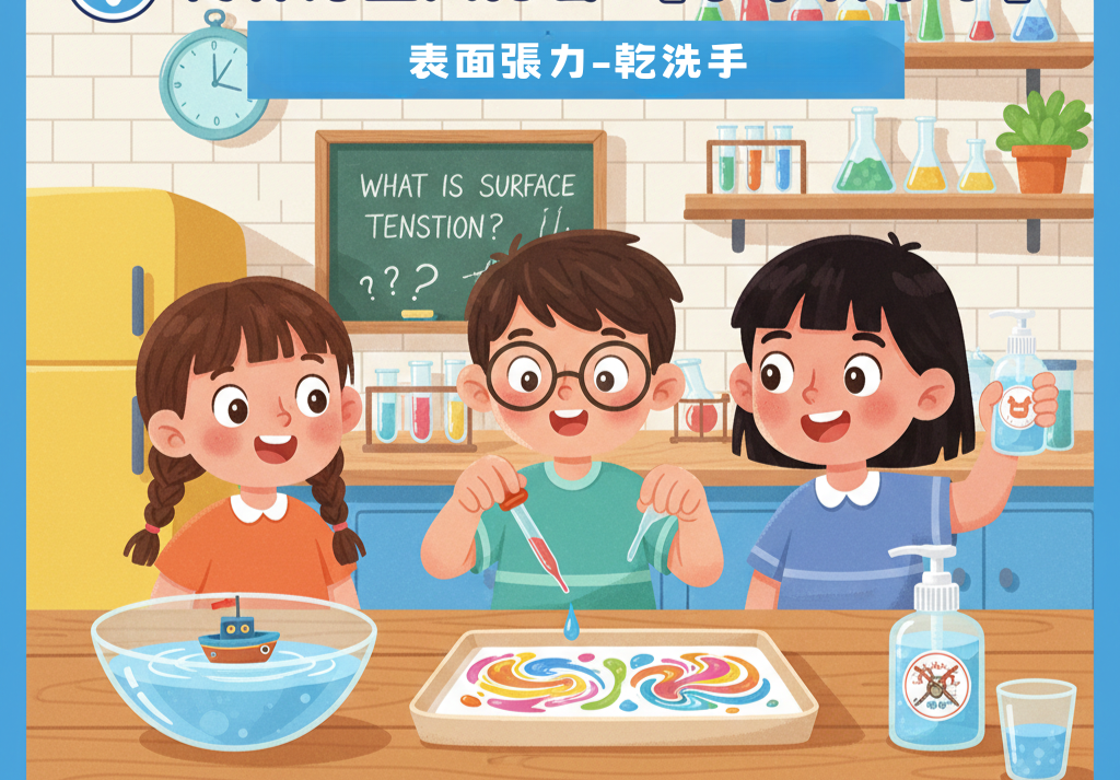 表面張力-乾洗手