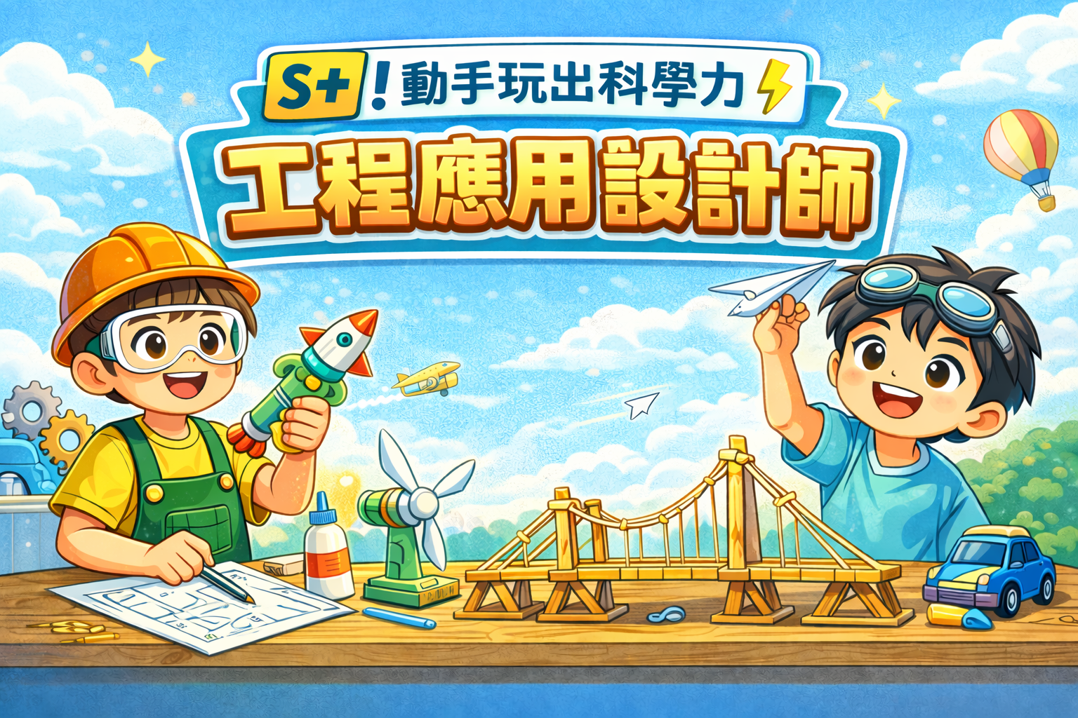 【S+！動手玩出科學力】工程應用設計師