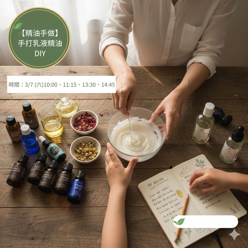 【精油手做】手打乳液精油DIY
