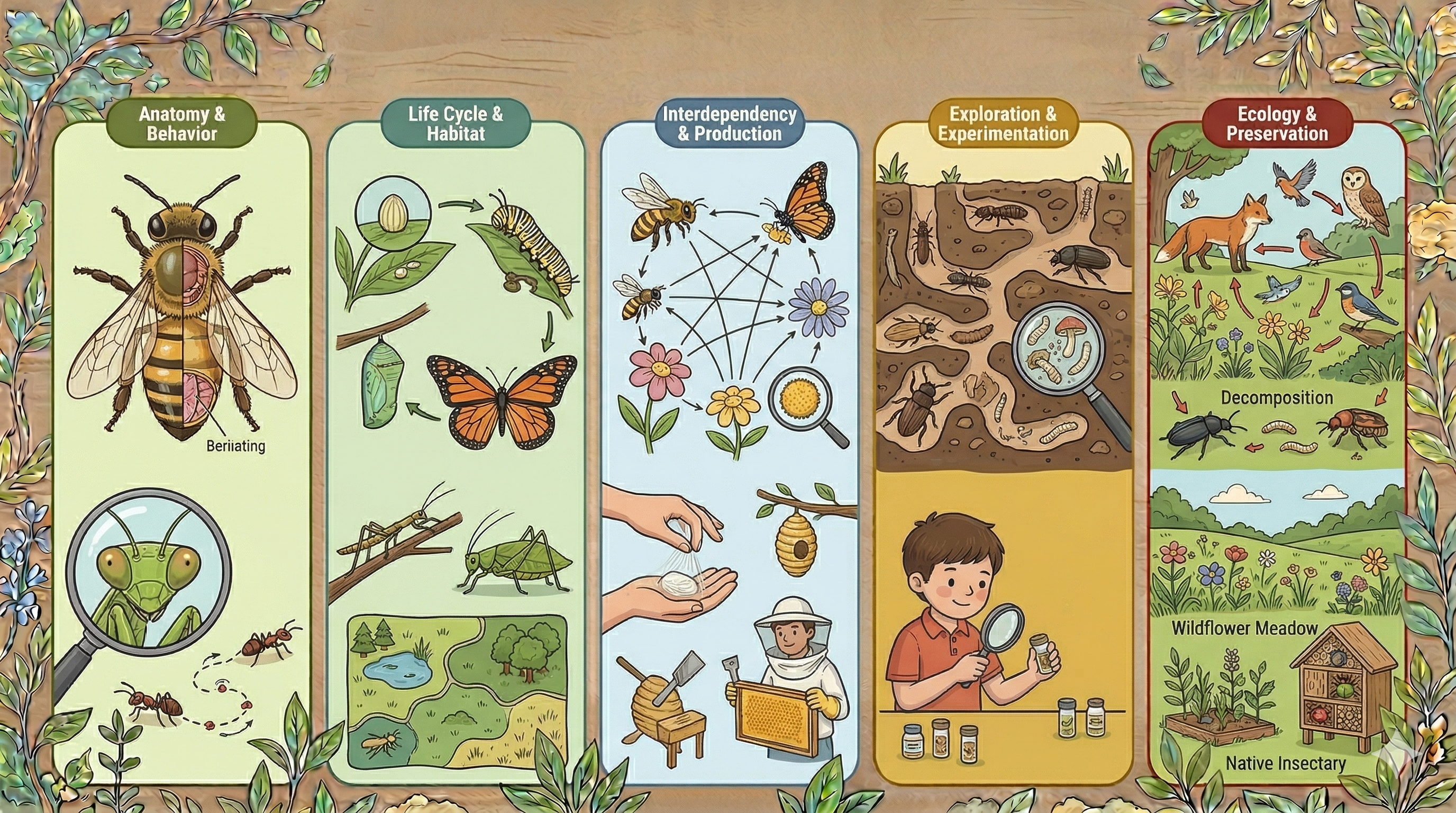 蟲生遊戲(昆蟲生態素養營)-國小