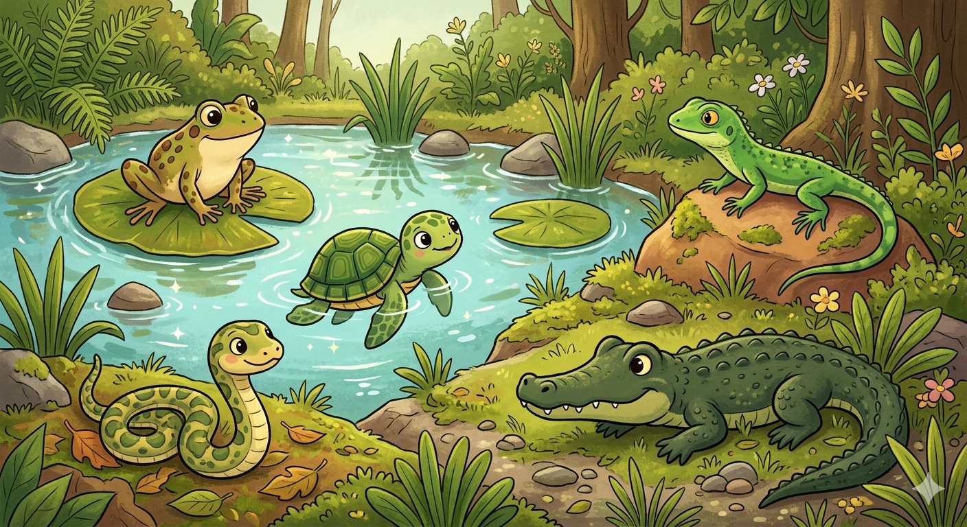 兩棲爬爬獸(兩棲爬蟲感受營)-國小