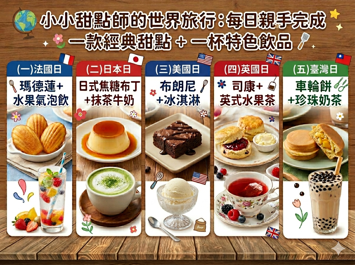 小小甜點師的世界旅行