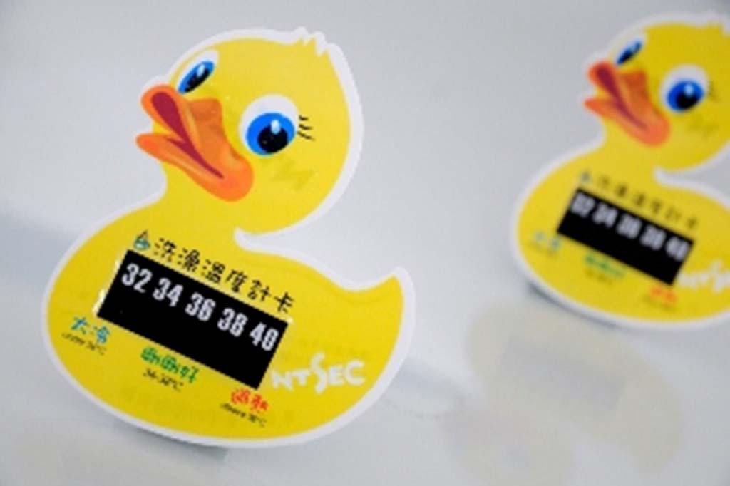 黃色小鴨-洗澡溫度計卡